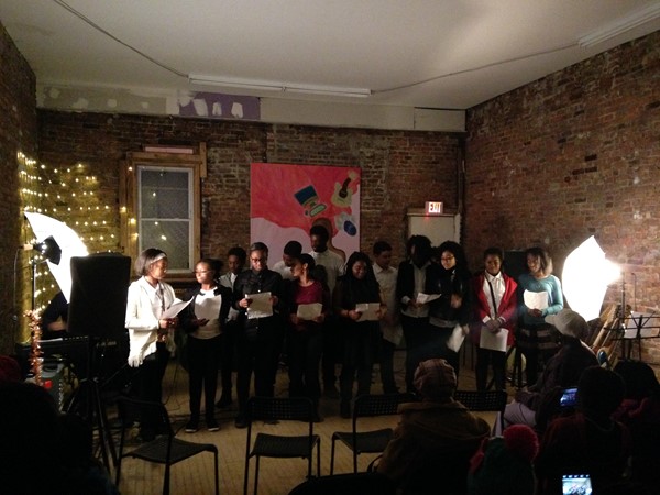 Glee Club performs at Jersey Arts Exchange