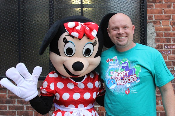 Mr. Dally and Minnie Mouse