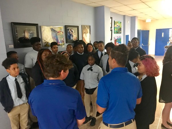 DLEACS students visit Marist High School