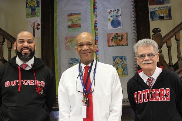 Mr. Johnson ( Rutgers U.) Mr. Byrd (Winston-Salem State University),  and Mr. Brown ( Rutgers U.)