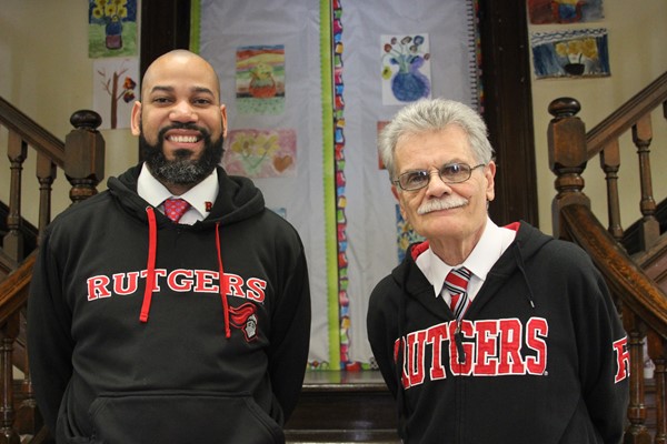 Rutgers' Rules! Mr. Johnson and Mr. Brown